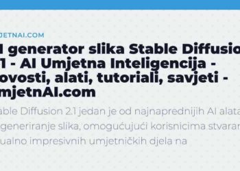 AI generator slika Stable Diffusion 2.1