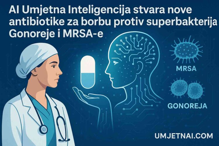 AI Umjetna Inteligencija stvara nove antibiotike za borbu protiv superbakterija Gonoreje i MRSA-e