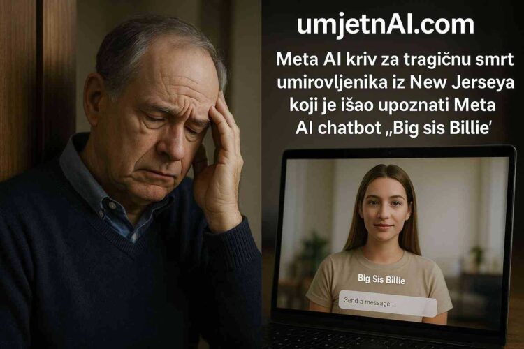 META AI kriv za Tragičnu smrt umirovljenika iz New Jerseya koji je išao upoznati Meta AI chatbot „Big sis Billie“