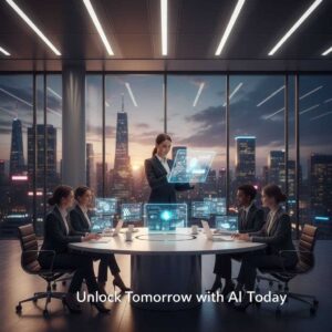 futuristic ai virtual assistant office ad 76ee8c35